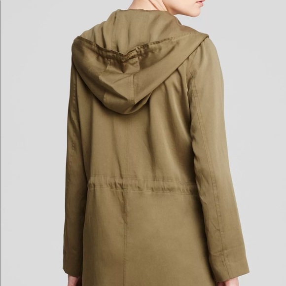 Eileen Fisher Polished Tencel Hooded Anorak Jacket - Picture 8 of 12
